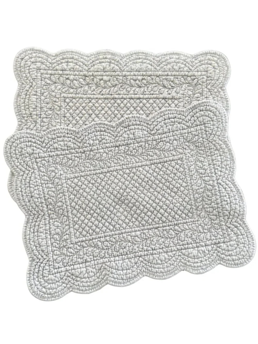 Set/2 Quilted Reversible Placemats
